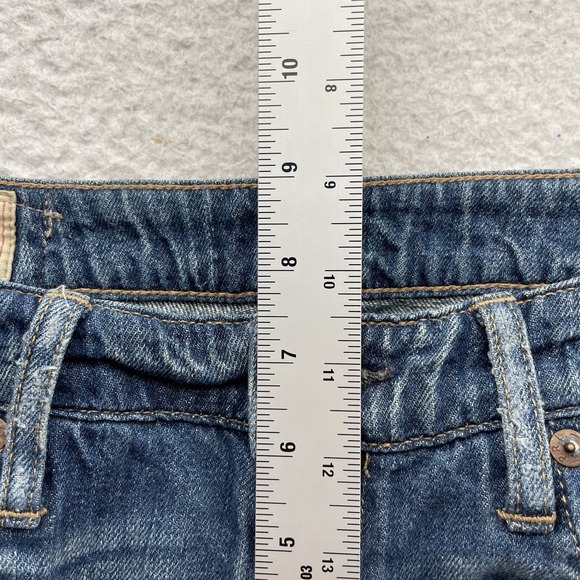 Polo Ralph Lauren Jeans Womens 29x29 Tag 25 Astor Boyfriend Slim Patch Distress - Picture 13 of 16